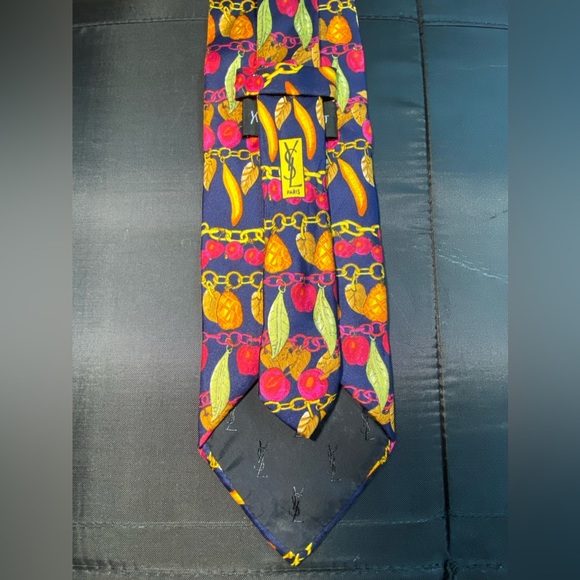 Vintage Yves Saint Laurent Silk Necktie - Picture 3 of 8